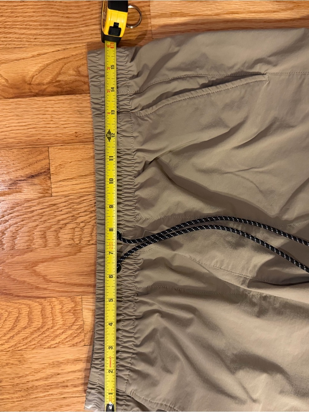 Bonobos Tan Swim Trunks with Black Drawstring - Picture 7 of 8